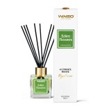 Odorizant auto/casa Winso Eden Flowers Ultimate White Royal Series, 100ml, parfum floral-fructat cu iasomie, crin, frezie, mosc, santal, chihlimbar