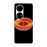 Husa compatibila cu Huawei P40 Pro model The one ring, Silicon, TPU, Viceversa, Transparent, Carcasa