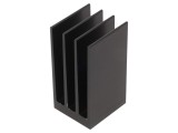 Radiator Extrudat cu Aripioare Negru 37.5x35x70mm