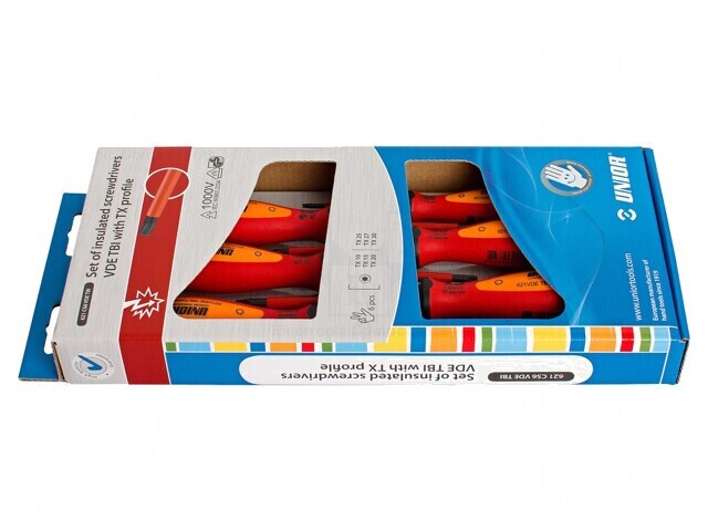 Kit Şurubelniţe Izolate Torx - 6 Bucăți
