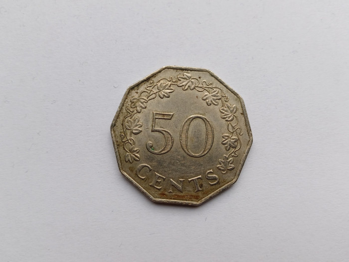 Malta- 50 Cents 1972