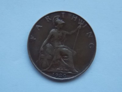 FARTHING 1920 GBR-XF foto