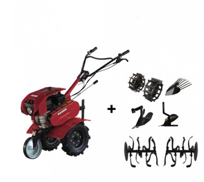 Motocultor 7cp, 2+1 viteze cu accesorii si far RD-T07, Raider 095112 foto