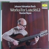 Vinil LP "Japan Press" J.S. Bach , NARCISO YEPES &ndash; Works For Lute Vol.2 (NM)