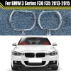 Set de 2 fibre far lumina de zi / Daylight compatibil BMW seria 3 F30 F35 2013-2015 - Stanga