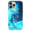 Husa compatibila cu Apple iPhone 13 Pro Max model Tifa Lockhart Final Fantasy, Silicon, TPU, Viceversa, Transparent, Carcasa