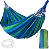 Hamac dublu, material bumbac dens, dimensiuni 160x195 cm