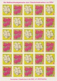 Bloc 30 Timbre Germania 1981 TUBERCOLOSE WEIHNACHTS-SIEGELMARKEN, Flora, Nestampilat