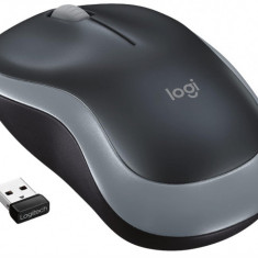Mouse fara fir Logitech M185, 2.4 GHz cu mini receptor USB, 1000 DPI, gri - RESIGILAT