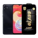 Folie de Protectie pentru Samsung Galaxy A04s, TEO, Sticla Securizata ESD, Margini Negre, Rezistenta la Zgirieturi, Antistatica, 0.35 mm, Transparenta