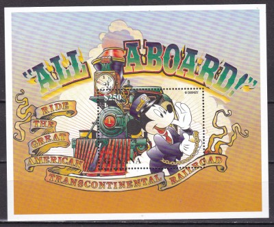 Guyana 1996 Disney Mickey si prietenii MI bl.511 MNH foto