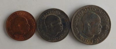 Lot 3 monede Sierra Leone - 1/2, 10 și 20 Cents 1964 foto