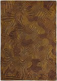 Covor Premium Belgian Model Meditation Gold 9227, Marime 140 x 200 cm, Maro, Antiderapant, Antialergic, Poliester si Latex, Living, Dormitor, Sufrager