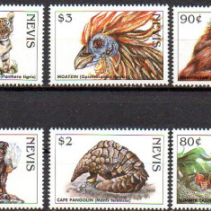 NEVIS 1998, Fauna, serie neuzata, MNH