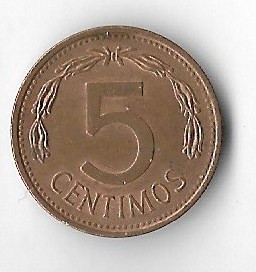 Moneda 5 centimos 1977 - Venezuela foto