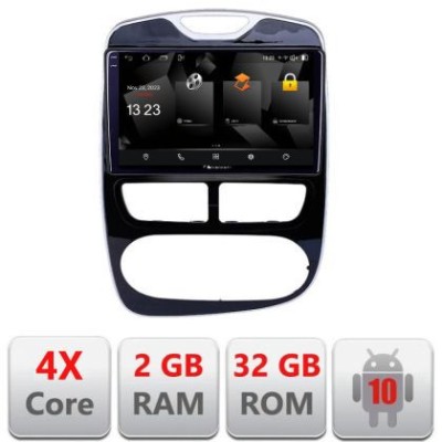 Navigatie Renault Clio 4 V1 5230-467 Android Ecran 720P Quad Core 2+32 carplay android auto CarStore Technology foto