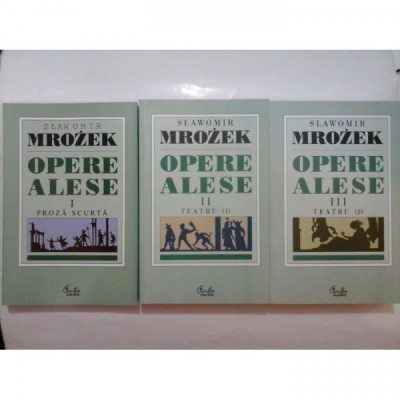 OPERE ALESE - SLAWOMIR MROZEK 3 volume foto
