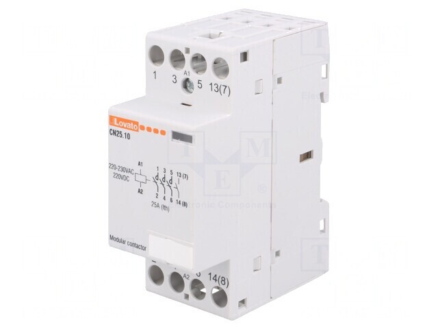 Contactor 4P 25A 220-230V AC/DC