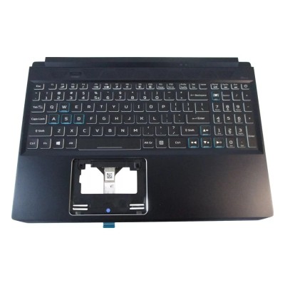 Carcasa superioara cu tastatura palmrest Laptop Gaming, Acer, Predator Triton 300 PT315-53, 6B.QDQN2.001, AM3BI000110, iluminata RGB, layout US foto