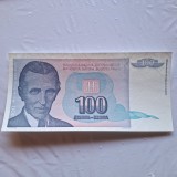 Iugoslavia 100 dinari 1994 UNC