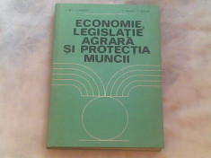 Economie,legislatie agrara si protectia muncii-Prof.Dr.S.Nica... foto