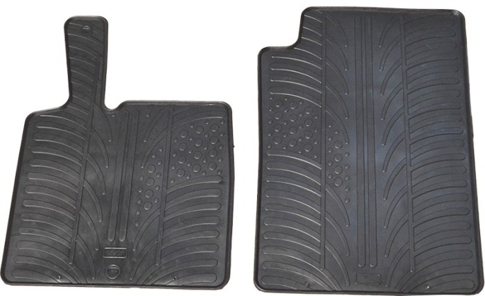 Set covorase auto din cauciuc Smart Fortwo 451 2006-2014, Negru, Gledring, 2 buc. AutoDrive ProParts