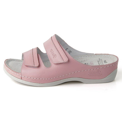 Papuci piele naturala dama - pink, Dr. Batz - medicinali - Rea-Pink-40 foto