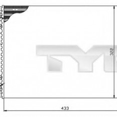 Radiator, racire motor VW GOLF III (1H1) (1991 - 1998) TYC 737-0039