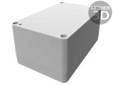 Carcasă universală aluminiu IP66 80x125x58mm negru