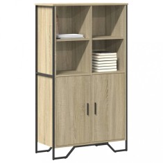 vidaXL Dulap &icirc;nalt, stejar sonoma, 79,5x35,5x137,5 cm, lemn prelucrat 3295308