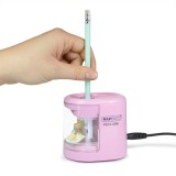 Ascutitoare electrica pt creioane 6-12 mm dubla roz Rapesco PS12 Ascutitoare electrica creioane 6-12 mm dubla roz Rapesco PS12
