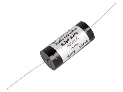 Condensator Polipropilenă 8,2uF 600VDC 2% 30,8x45mm foto