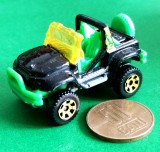 Cliff Hanger Matchbox Mattel 2013 , vintage, Made in Thailanda . Diecast, carcasă metalică vopsea neagră colantat 795 parbriz galben 5cm/2.5 cm/3 cm W