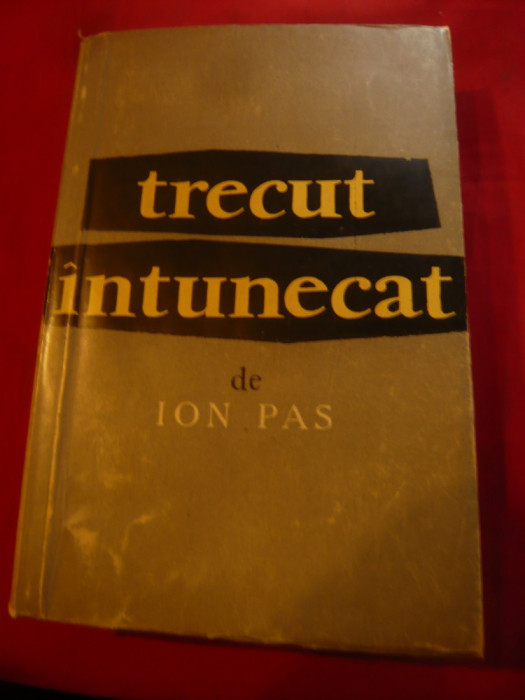 Ion Pas - Trecutul intunecat - Prima Ed. 1957 ESPLA , 544 pag