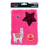 Caiet A5 de plus, Starpak, Llama, Roz