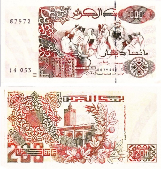 ALGERIA 200 dinars 1992 UNC!!!