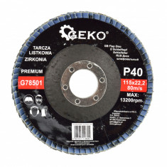 Disc abraziv, 115mm P40 GEKO PREMIUM G78501