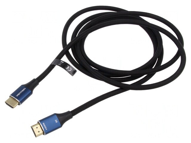 Cablu HDMI 2.1 Negru PVC Textilă