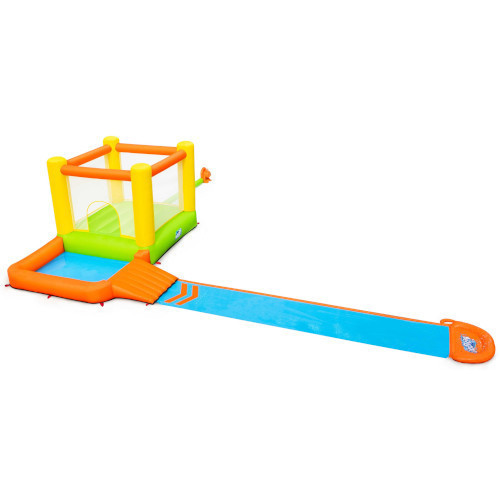 Centru BestWay de Joaca cu Trambulina, Piscina si Tobogan Splash&amp;Dash, 662 x