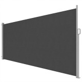 Outsunny Paravan Lateral Retractabil Impermeabil și UV50+, din Aluminiu, Oțel și Poliester, 420x185 cm, Gri &Icirc;nchis | Aosom Romania