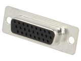 Mufă D-Sub 26-Pin Neagră pentru Cablu