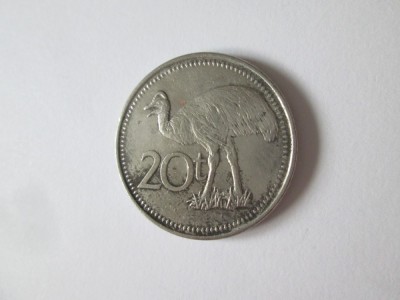Papua Noua Guinee 20 Toea 2009 foto