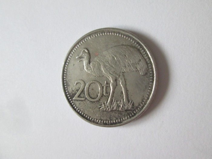 Papua Noua Guinee 20 Toea 2009