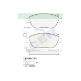 Set placute frana punte fata Citroen C4, 202011, 500, 20; Bravo, 202014; Doblo 202010; Doblo 20; Fiorino 20; Grande Punto Idea, Multipl; a 192010;