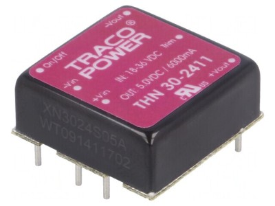 Convertor DC/DC 30W 18-36V la 5V 6000mA THN 30-2411 foto