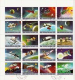 Cumpara ieftin 1972 Fujeira &quot;Misiuni -spatiul cosmic&quot; ,Mi. 957/976 , serie 20 v. in bloc,stamp.