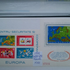 1975-Lp891,892-Helsinki-Bloc+col. nedant.-MNH