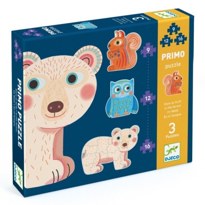 Set Puzzle-uri evolutive In padure, Djeco foto