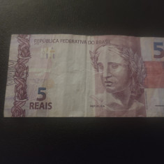 Bancnota 5 Reais 2010 Brazilia