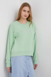 Cumpara ieftin Pepe Jeans bluza femei, culoarea verde, cu imprimeu